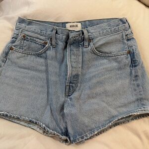 AGOLDE Parker Long Denim shorts